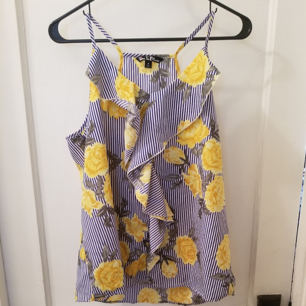 Yellow Rose Maternity Tank Top